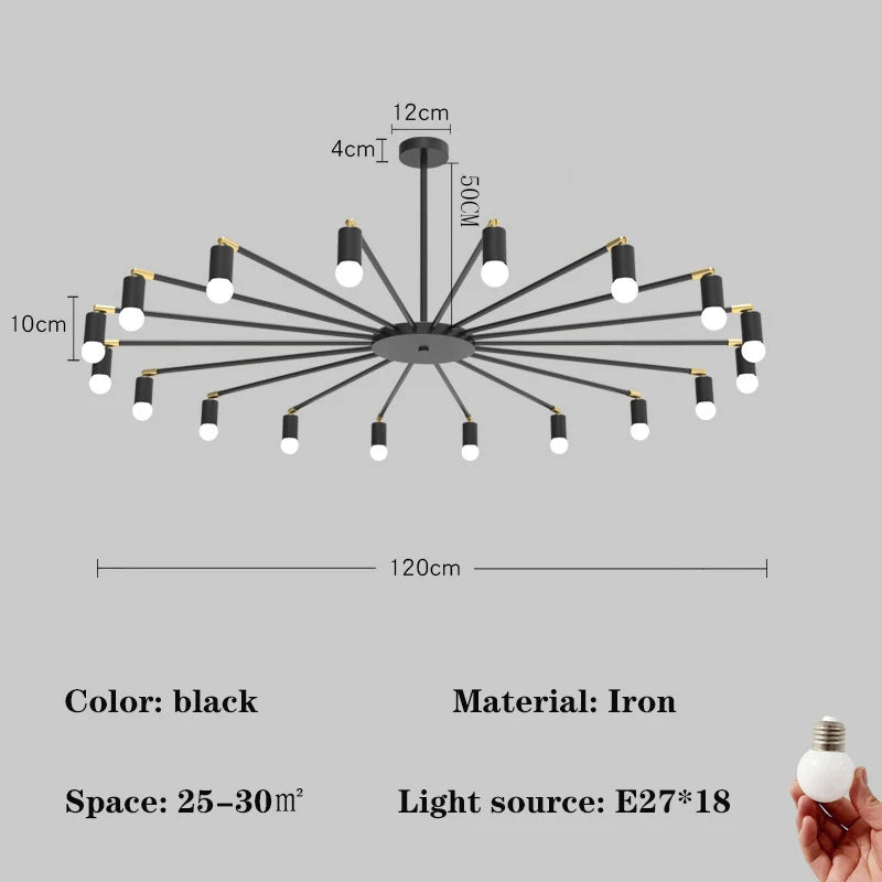 Lustre Ayloria — LED pour Chambre