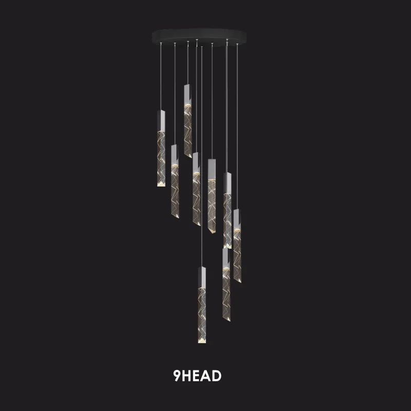 Suspension Astoria — Cristal LED pour Escalier — vue 16