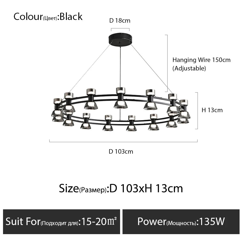 Suspension Cyana — Cuivre pour Chambre — vue 12