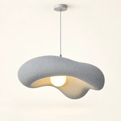 Suspension luminaire design Nami finition grise