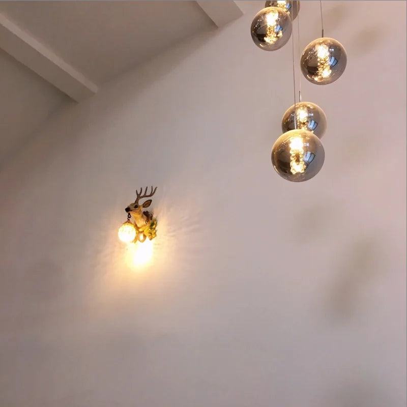 Lustre Valiane — Verre LED pour Escalier — vue 4
