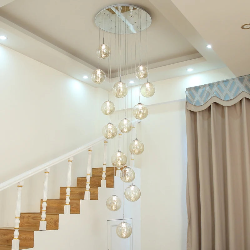 Lustre Valiane — Verre LED pour Escalier — vue 5