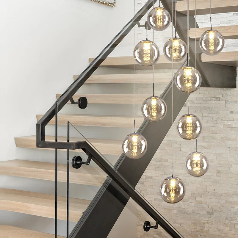 Lustre Valiane — Verre LED pour Escalier — vue 3