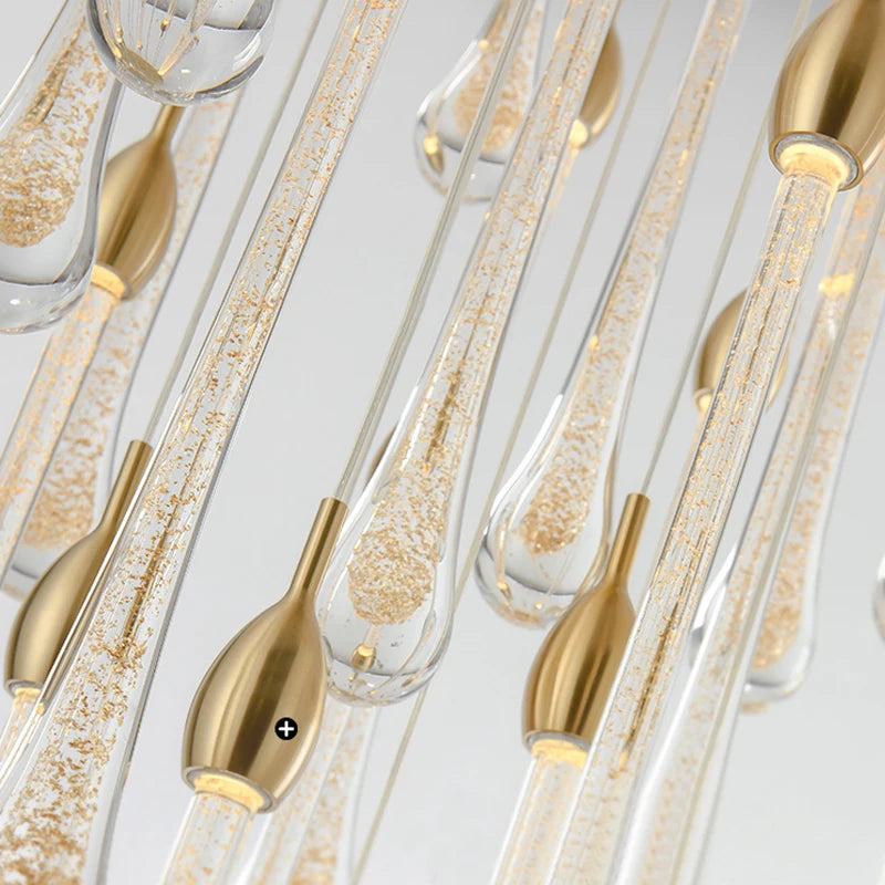 Lustre Oriane — Cristal LED pour Escalier — vue 4