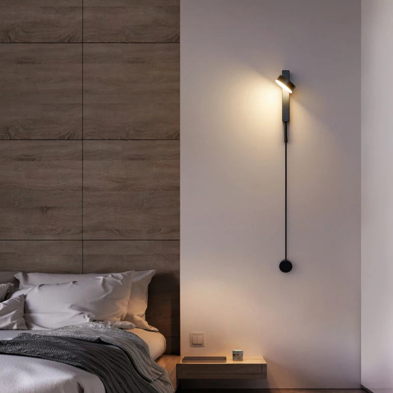 Lampe de chevet murale LED moderne pour chambre