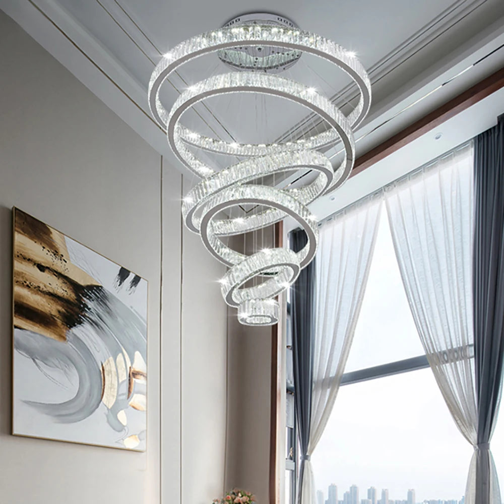 Lustre Veldore — Cristal LED pour Salon — vue 4
