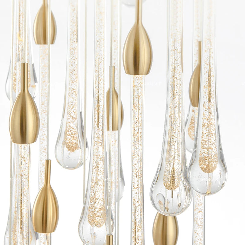 Lustre Oriane — Cristal LED pour Escalier — vue 3