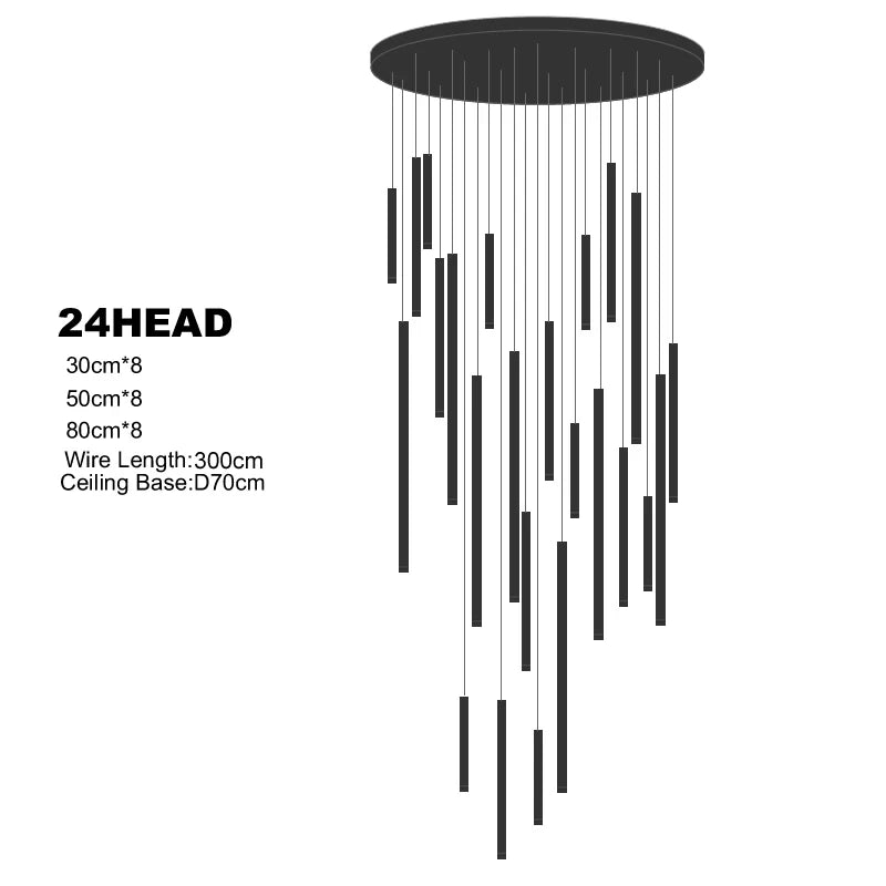 Lustre Néldore — LED pour Escalier — vue 9