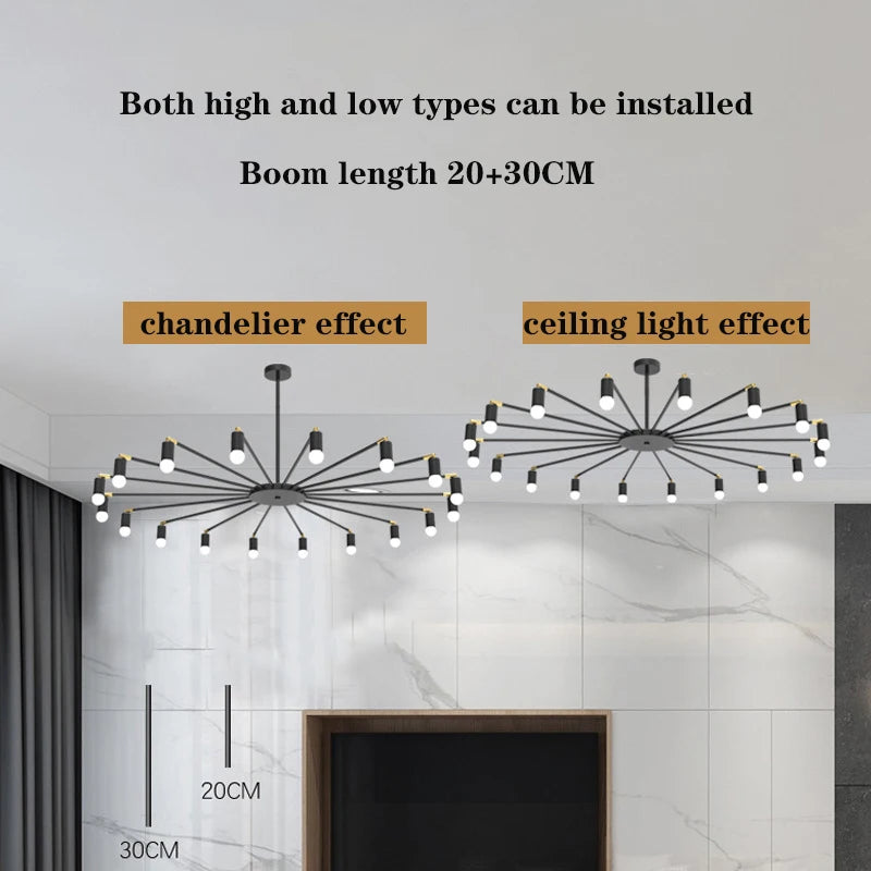 Lustre Ayloria — LED pour Chambre