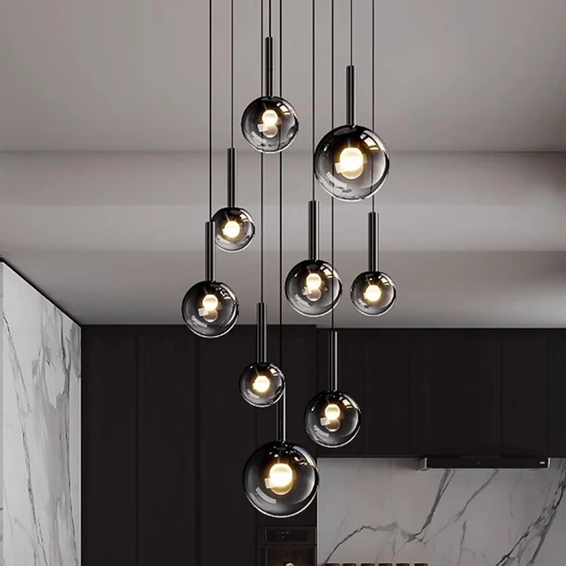 Suspension Soldore — Verre LED pour Escalier — vue 6