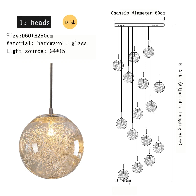 Lustre Noéldore — Cristal pour Chambre — vue 13