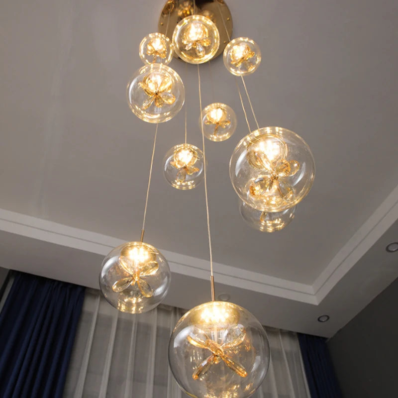 Lustre Avdore — Cristal LED pour Escalier — vue 3