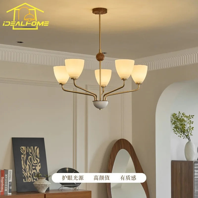 Lustre Aurélia Aube — Verre LED