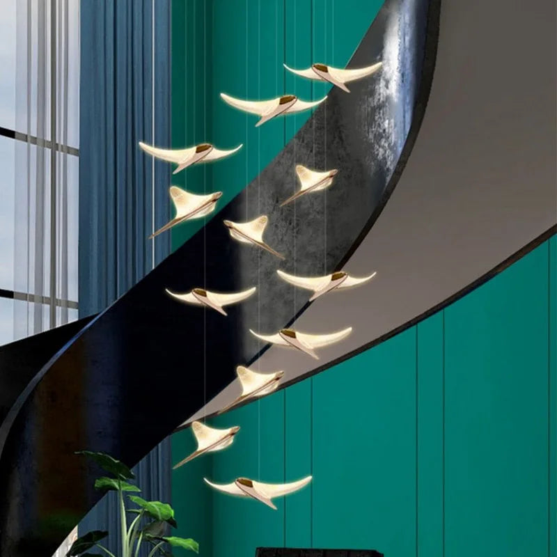 Lustre Sélana — LED pour Escalier — vue 2