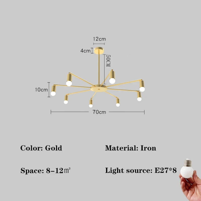 Lustre Ayloria — LED pour Chambre — vue 6