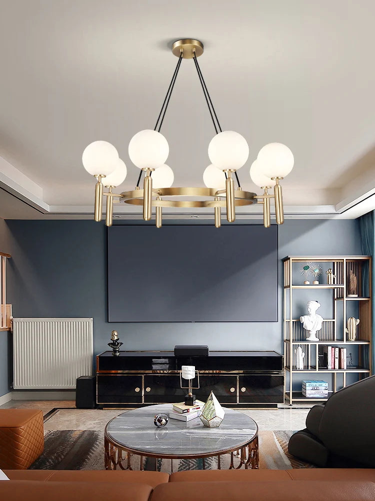 Lustre plafonnier LED design pour salon et chambre