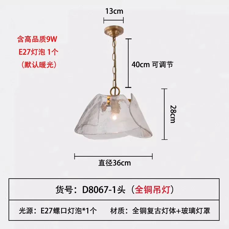 Suspension Aléria Rivage — Verre LED