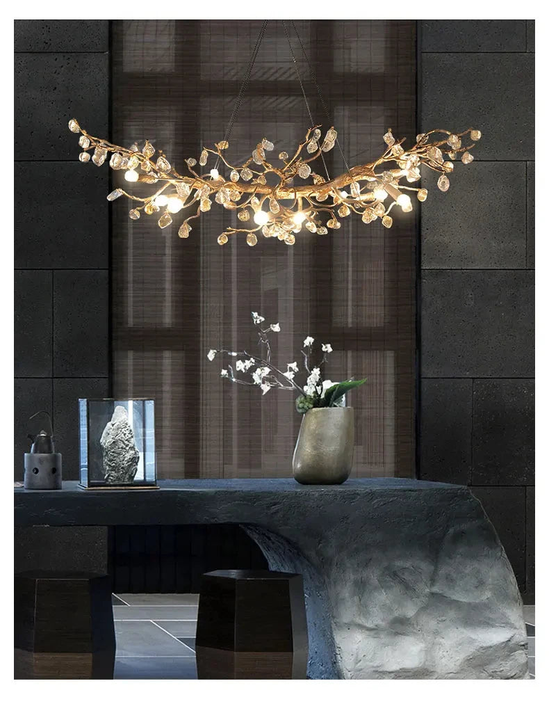 Lustre Oporia — Cristal LED — vue 5