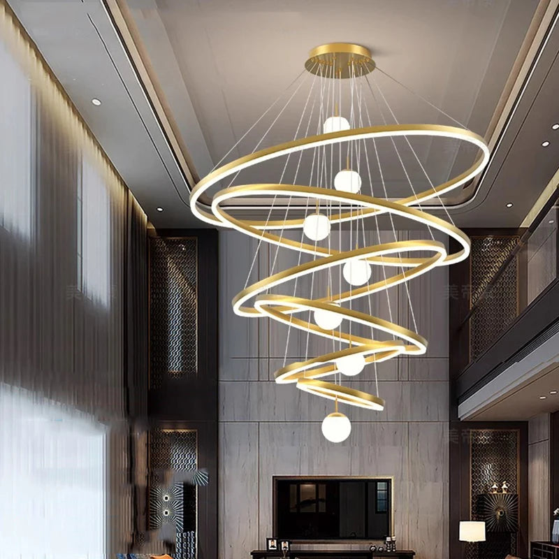 Lustre Néloria — LED pour Escalier — vue 4