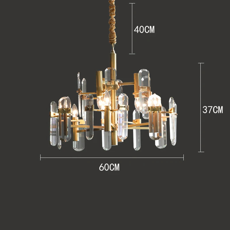 Lustre Éloria — Cristal LED pour Salon — vue 5