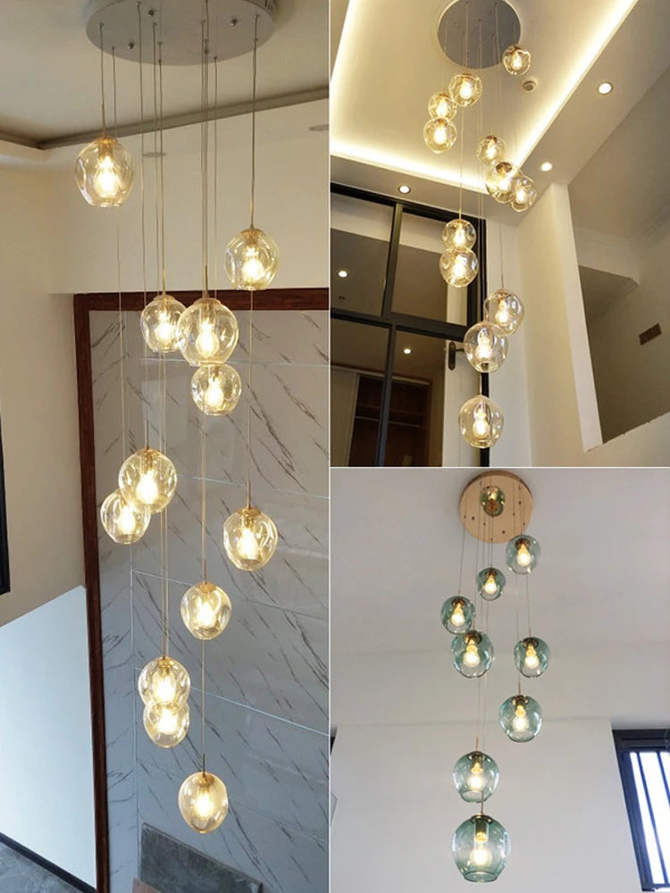 Lustre Cydore — Cristal LED pour Escalier — vue 4