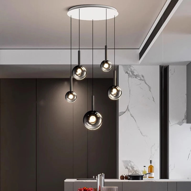 Suspension Soldore — Verre LED pour Escalier — vue 5