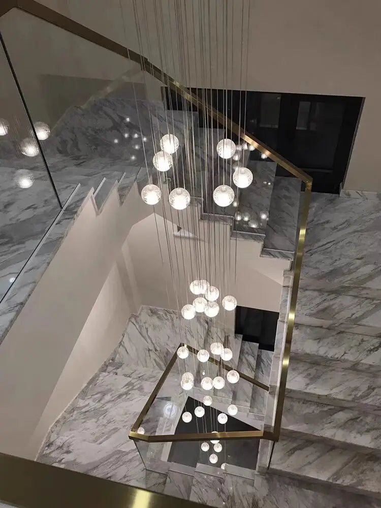 Lustre Lysdore — Cristal LED pour Escalier — vue 3