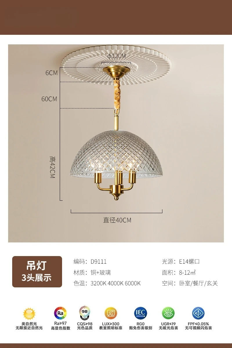 Lustre Vellora Éclat — Cristal LED