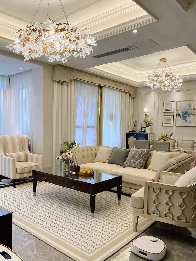 Lustre Oporia — Cristal LED — vue 4