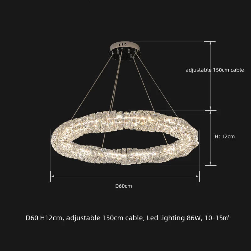 Suspension Isana — Cristal pour Salon — vue 13