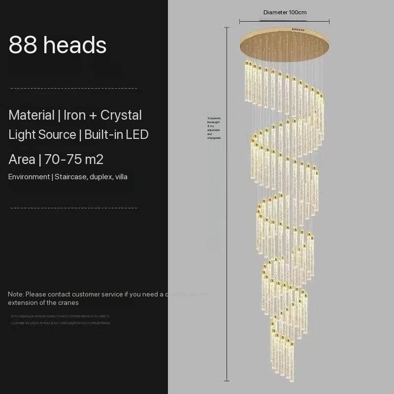 Lustre Valana — Cristal pour Escalier — vue 14