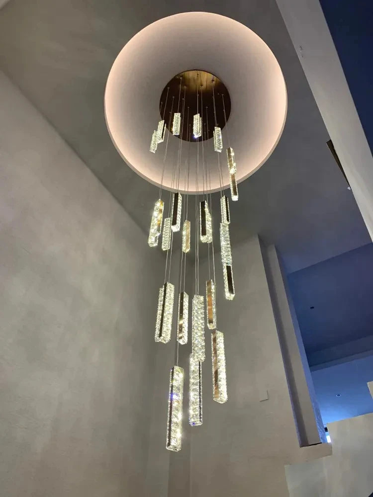 Lustre Lordore — Cristal LED pour Escalier — vue 3
