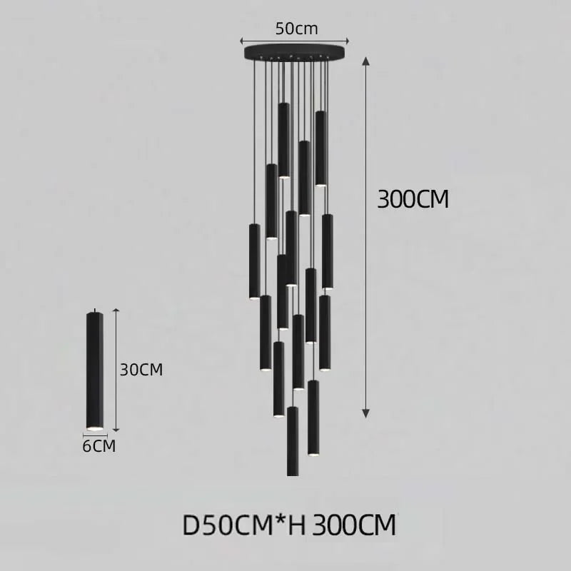 Lustre Solana — LED pour Escalier — vue 11