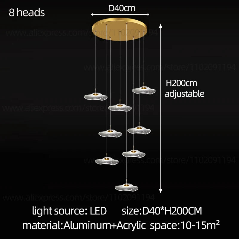 Lustre Isoria — LED pour Escalier — vue 13