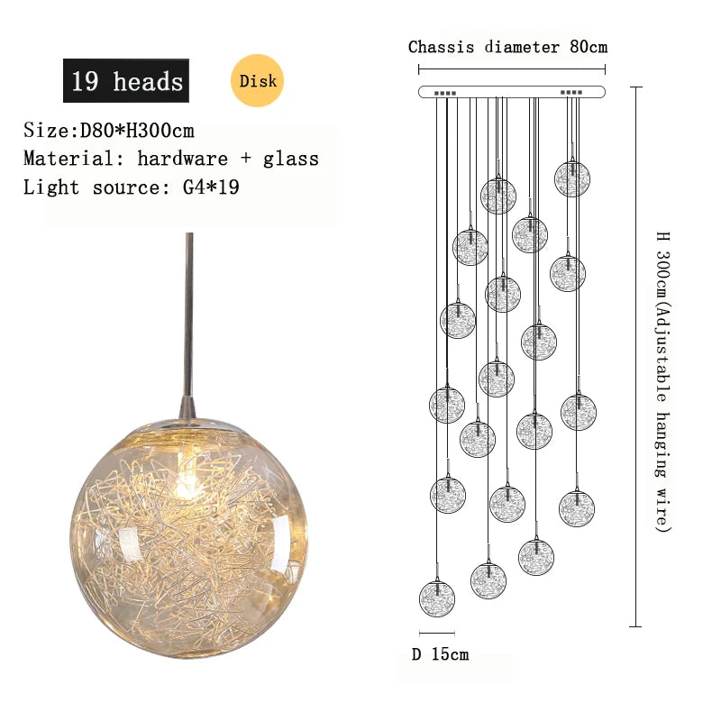 Lustre Noéldore — Cristal pour Chambre — vue 10