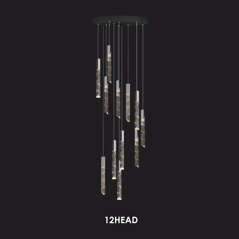 Suspension Astoria — Cristal LED pour Escalier — vue 15