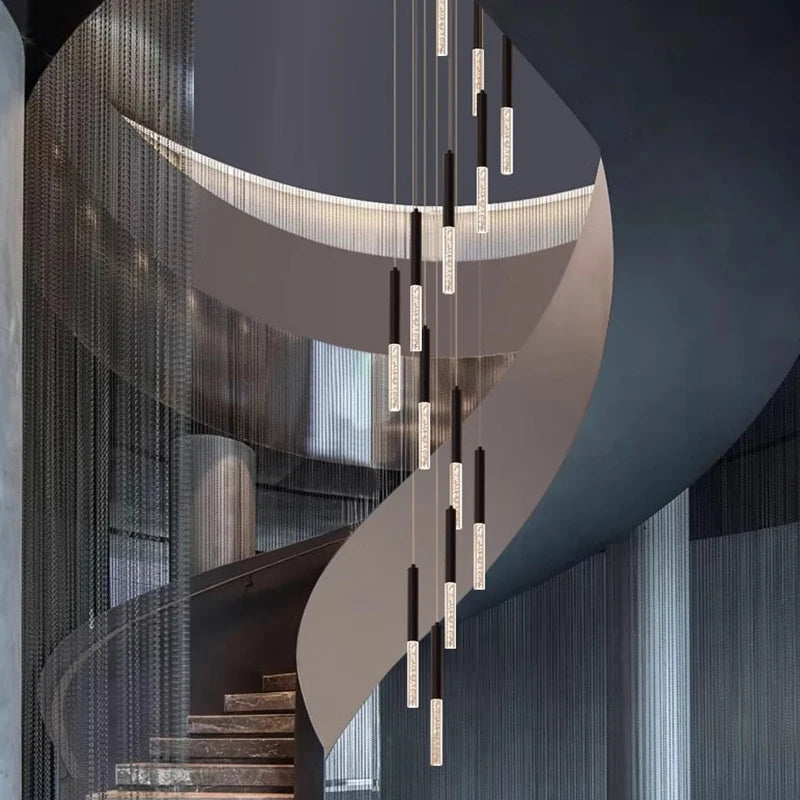 Lustre Élana — Cristal LED pour Escalier — vue 2
