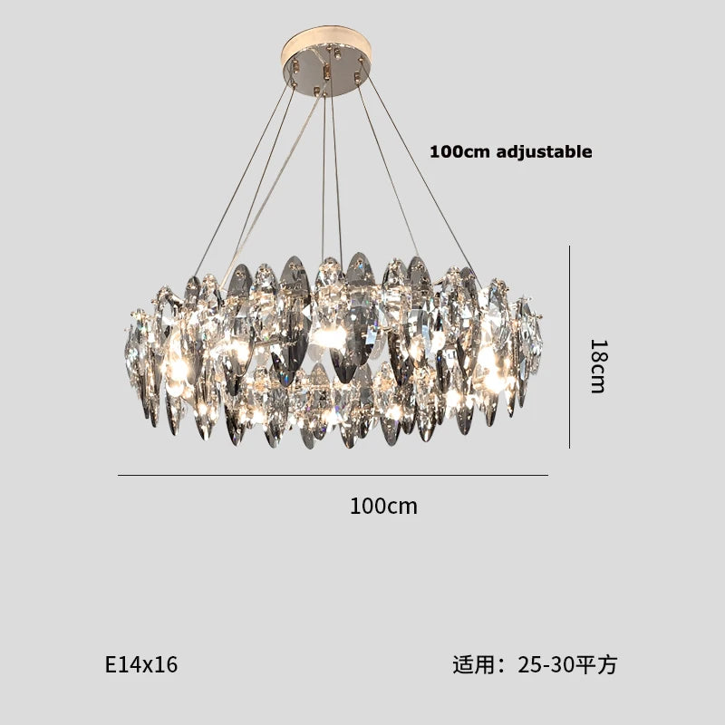 Suspension Soloria — Cristal LED pour Chambre — vue 7