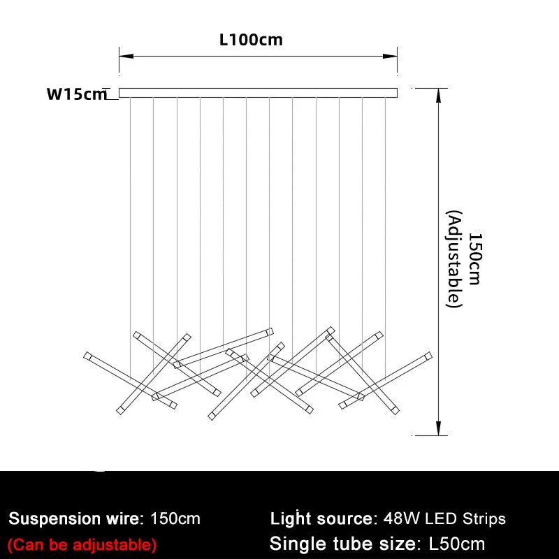 Lustre Elvdore — LED pour Escalier — vue 17
