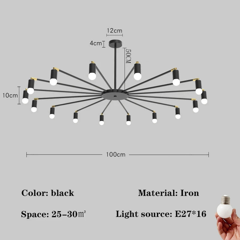 Lustre Ayloria — LED pour Chambre — vue 18