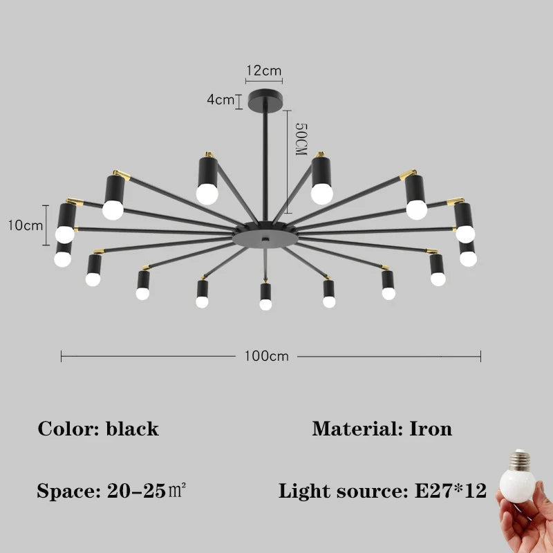 Lustre Ayloria — LED pour Chambre — vue 8