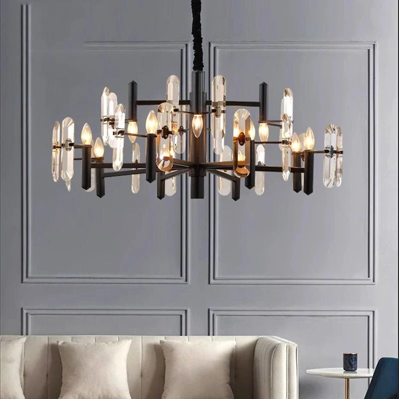 Lustre Éloria — Cristal LED pour Salon — vue 4