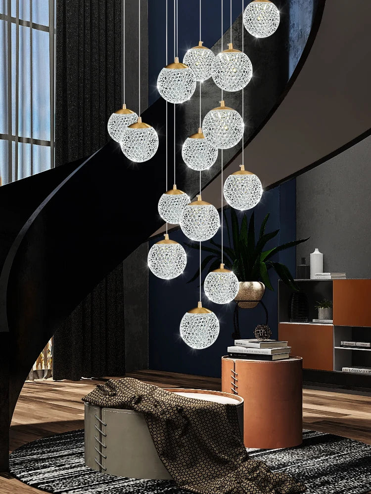 Lustre Lororia — LED pour Escalier — vue 5