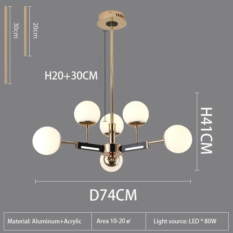 Lustre Ororia — LED pour Chambre — vue 5