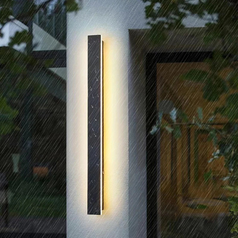 Applique extérieure LED IP65 étanche en acrylique design – vue 2