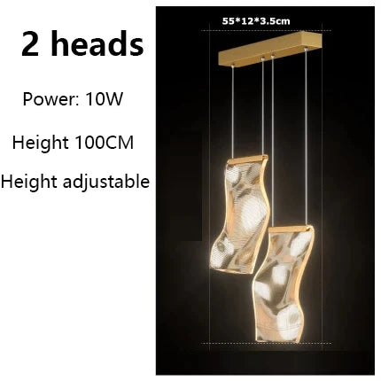 Lustre Séldore — LED pour Escalier — vue 12