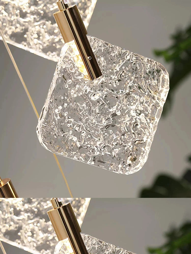 Suspension Cassoria — Cristal pour Escalier — vue 6