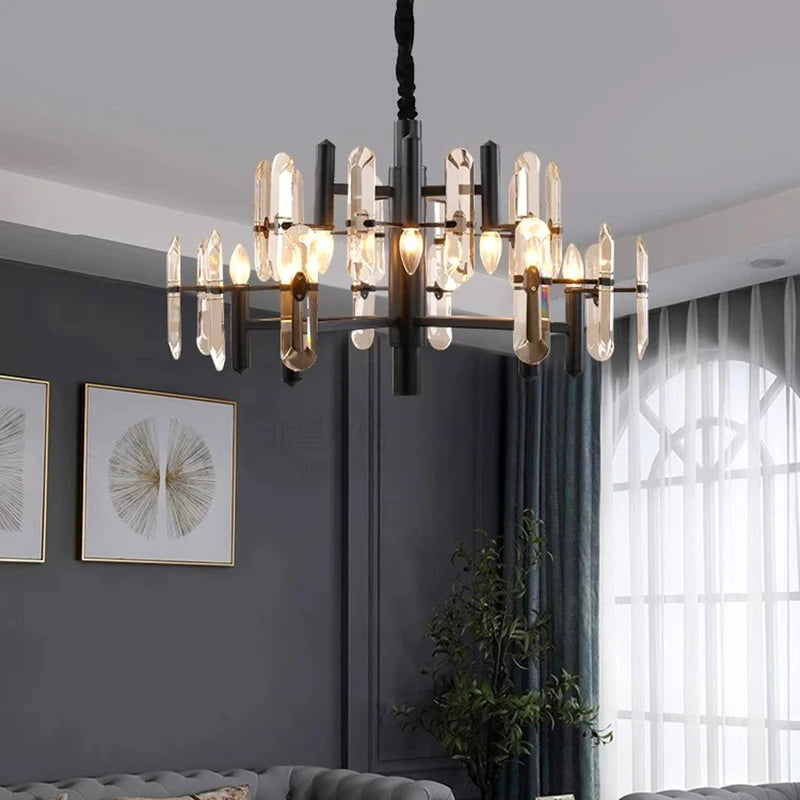Lustre Éloria — Cristal LED pour Salon — vue 2