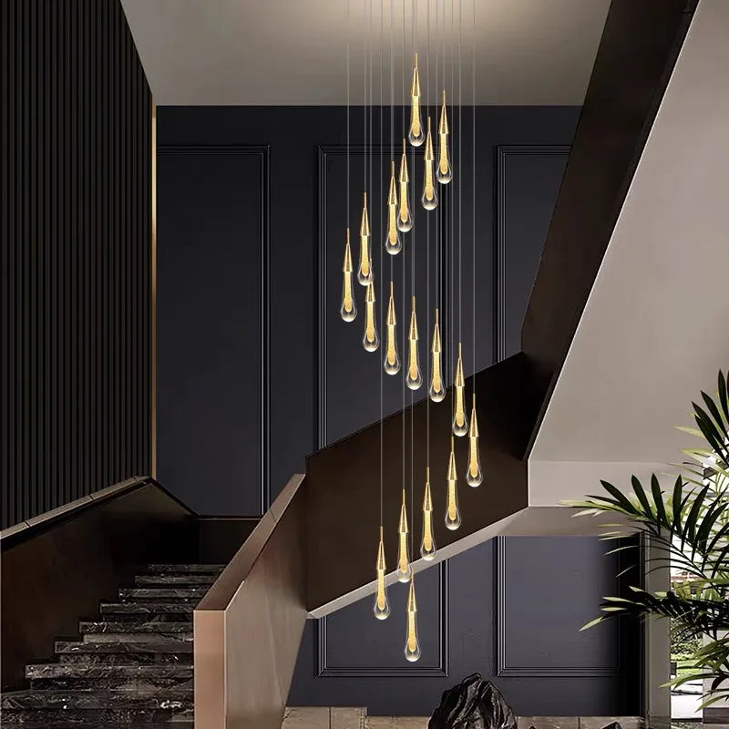 Lustre Vérdore — Cristal LED pour Escalier — vue 4