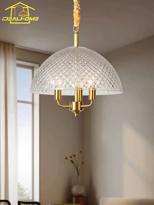 Lustre Lyséa Sillage — Verre LED